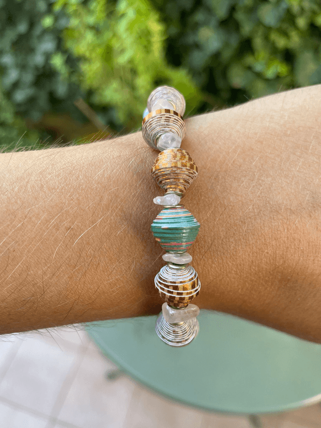 Bracelet quartz rose NINA