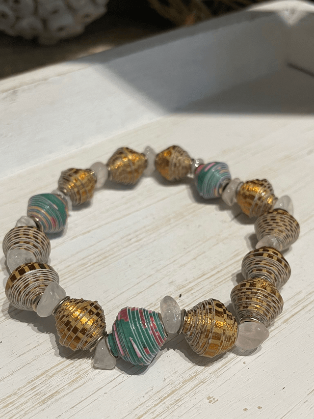 Bracelet quartz rose NINA