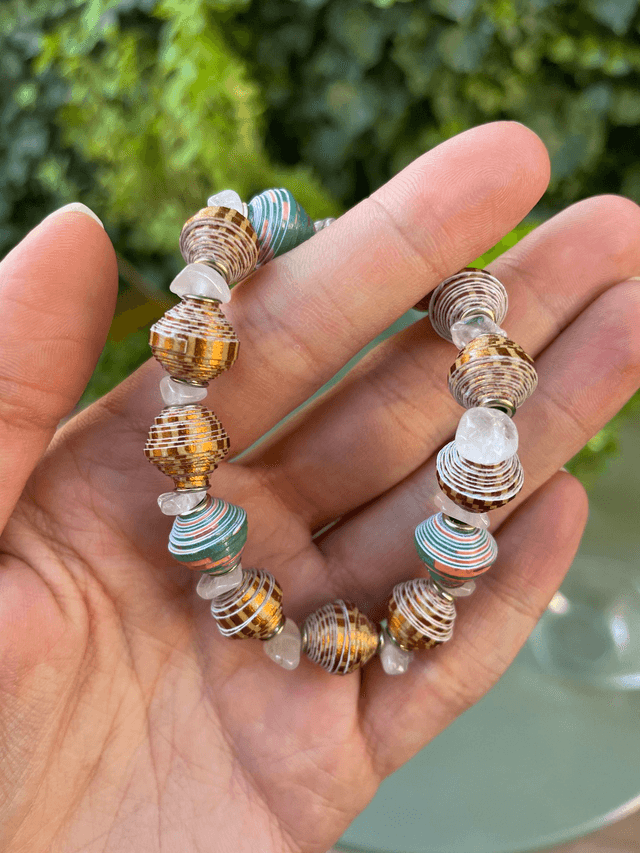 Bracelet quartz rose NINA