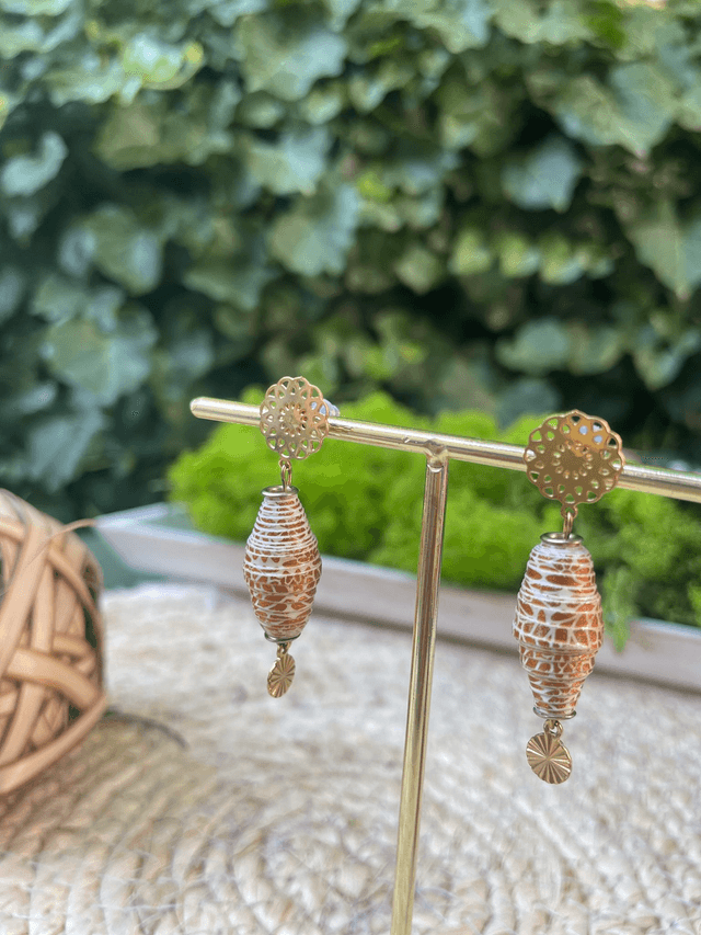 Boucle d’oreille TERRA MANDALA 